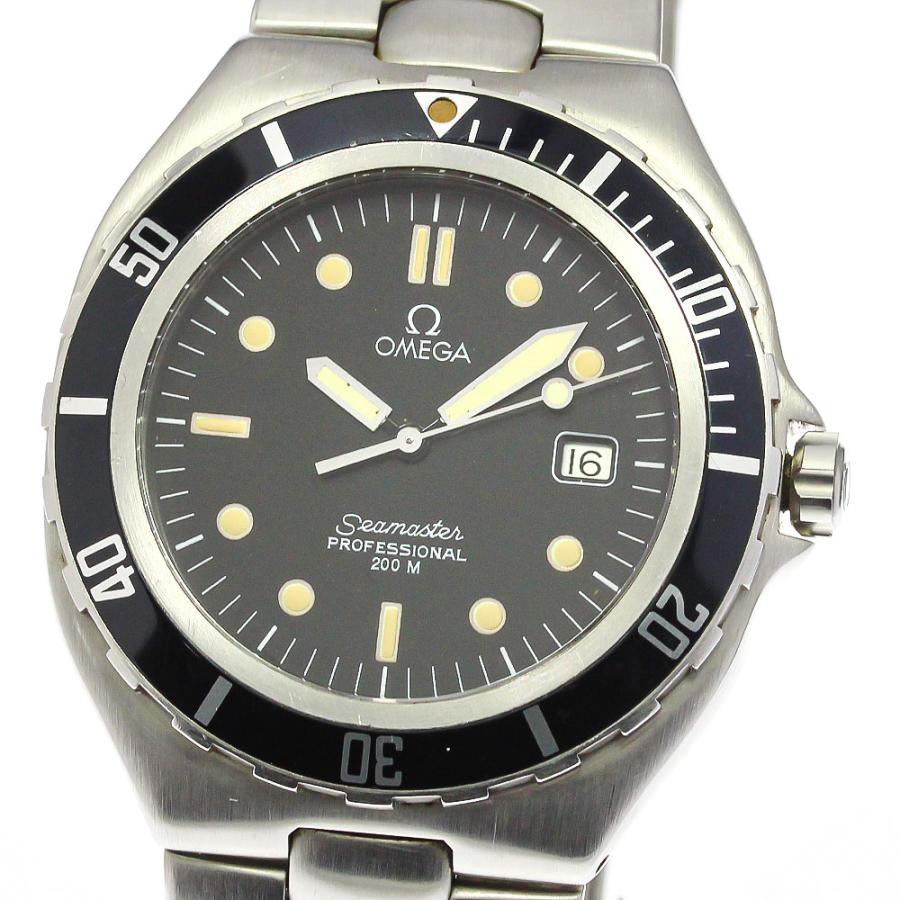 訳あり オメガ OMEGA シーマスター200 ラージサイズ クォーツ メンズ  