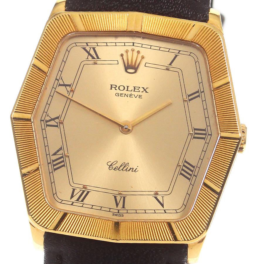 ロレックス手巻き時計 ROLEX（ロレックス） ROLEX 4170 チェリーニ K18YG 手巻き メンズ