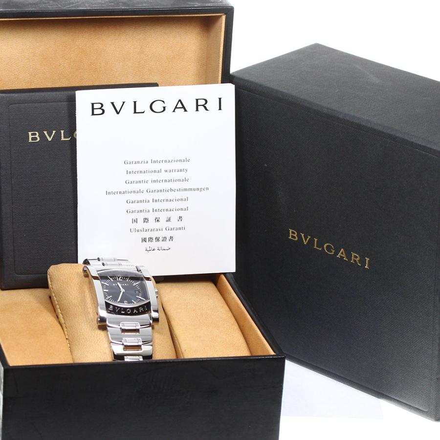 ブルガリ BVLGARI AA39S アショーマ デイト クォーツ ボーイズ 良品 箱 