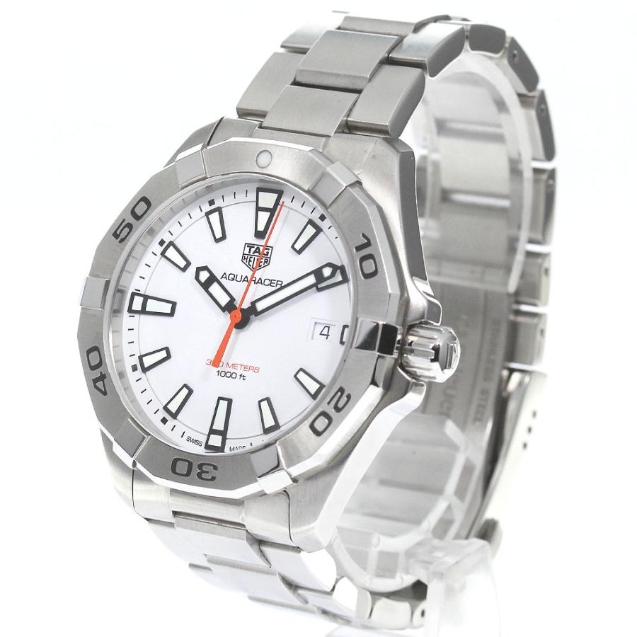TAG HEUER（タグ・ホイヤー） TAG HEUER WBD1111 アクアレーサー デイト クォーツ メンズ 良品 箱・保証書付き ...
