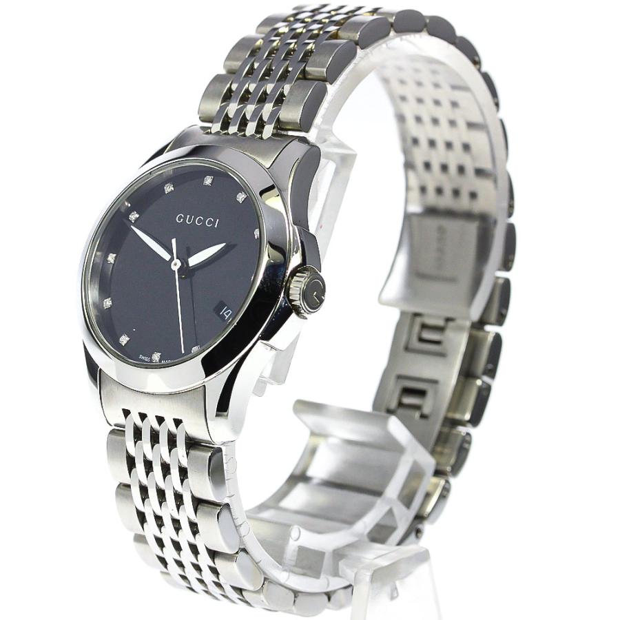 GUCCI（グッチ） GUCCI 126.5/YA126505 Gタイムレス 12Pダイヤ デイト