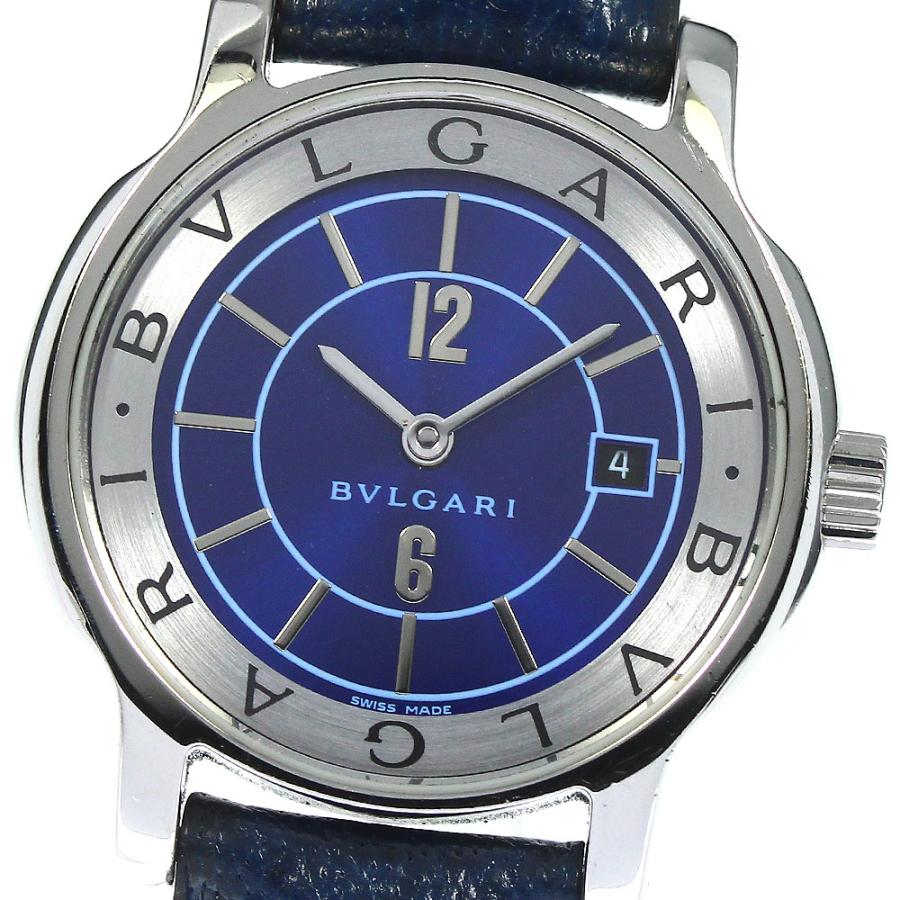 ブルガリ BVLGARI ST29S ソロテンポ デイト クォーツ レディース 良品 箱・保証書付き_756353【ev10】 BVLGARI（ブルガリ） BVLGARI ST29S ソロテンポ デイト クォーツ