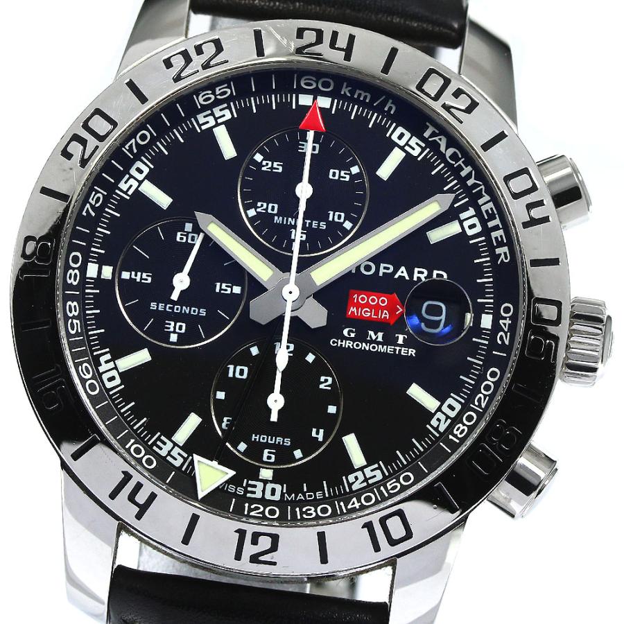 ショパール Chopard 8992 ミッレミリア クロノグラフ GMT 自動巻き メンズ 箱付き_759653 :759653:CLOSER ...