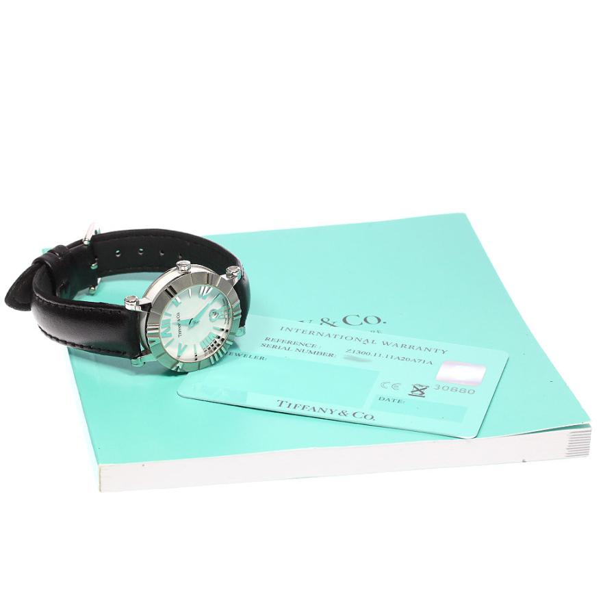 TIFFANY&amp;Co. ティファニー ウォッチ アトラスドーム 時計 Z1300.11.11A20A71A 腕時計
 ステンレス/レザー ホワイト クオーツ ホワイト文字盤 レディース【中古】【473】 TIFFANY&Co.（ティファニー） TIFFANY&Co. Z1300.11.11A20A71A