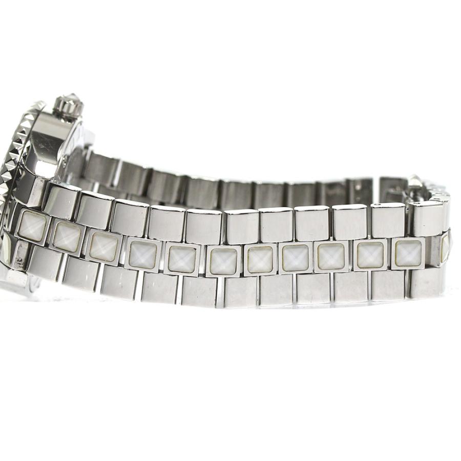 ディオール Dior CD112113 クリスタル ダイヤベゼル クォーツ 