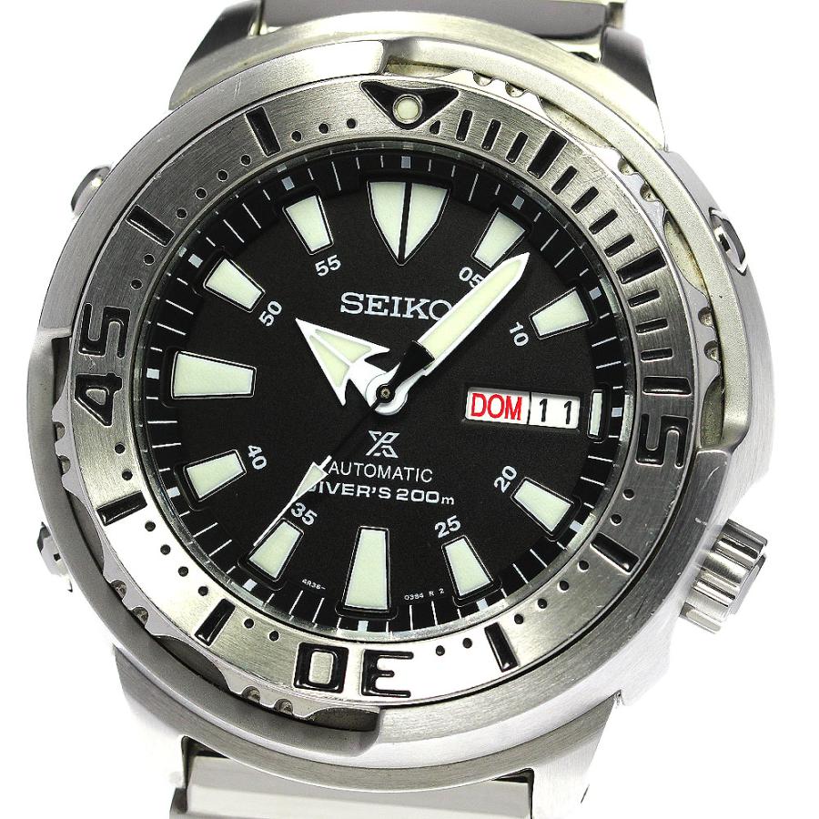 極美品 セイコー プロスペックス ダイバーズ 4R36-03Z0 ATツナ缶