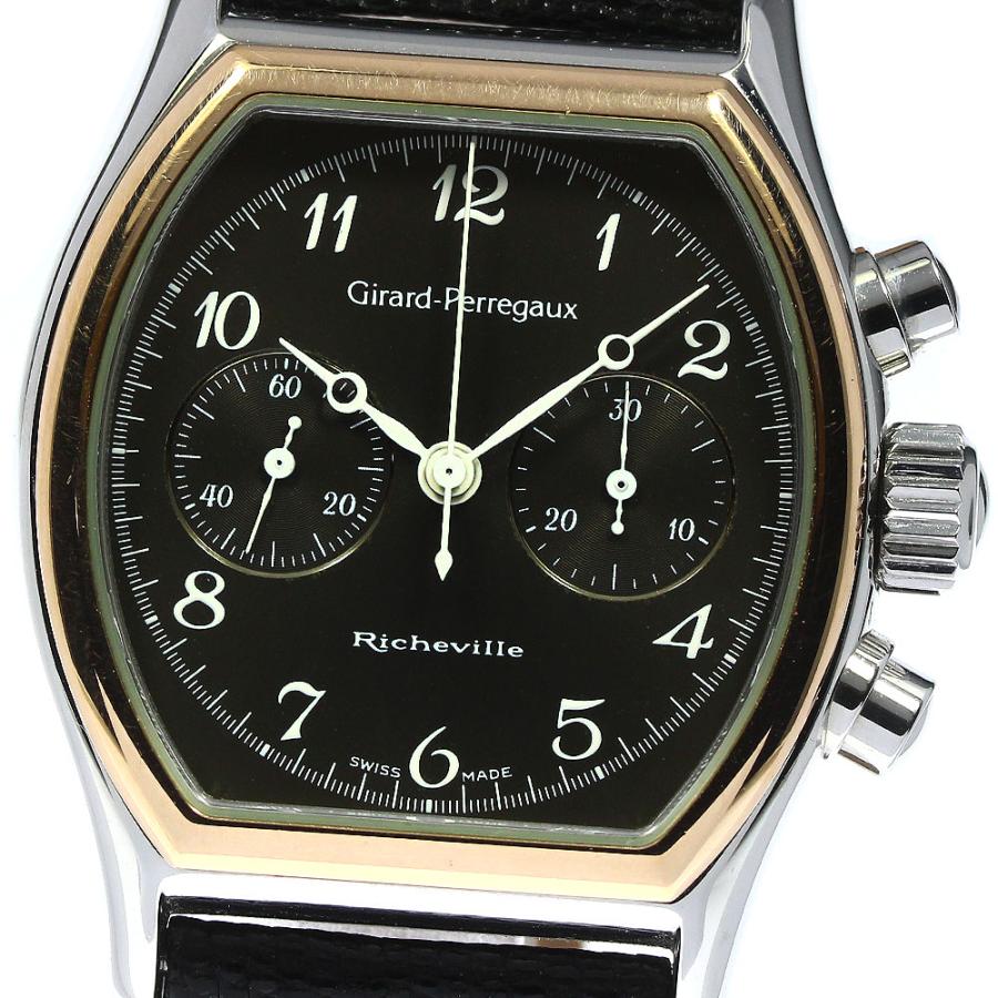 ジラール・ペルゴ GIRARD-PERREGAUX 2710 リシュビル クロノグラフ 手  