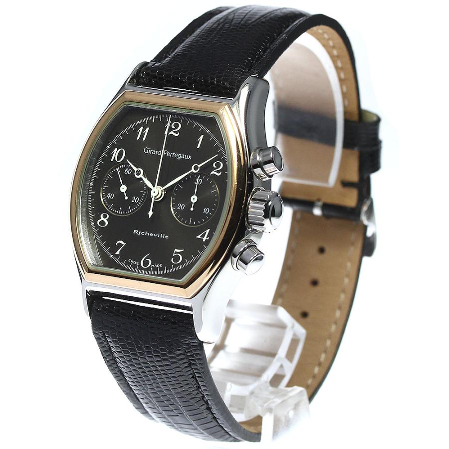 ジラール・ペルゴ GIRARD-PERREGAUX 2710 リシュビル クロノグラフ 手  