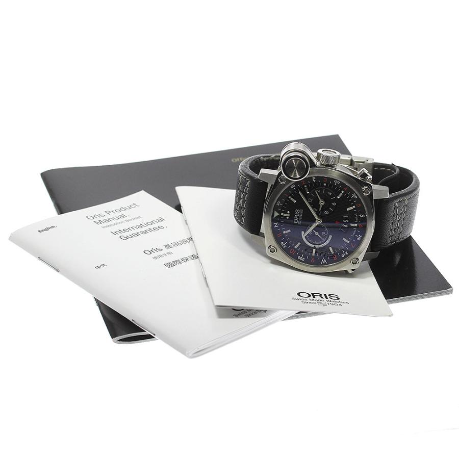 ORIS 自動巻き 時計 ブラック/ゴールド ORIS（オリス） ORIS 7615 BC4 フライトタイマー 自動巻き メンズ