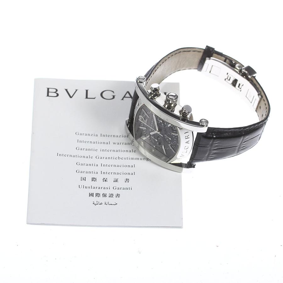 ブルガリ BVLGARI AA48SCH アショーマ クロノグラフ デイト 自動巻き メンズ 良品 箱・保証書付き_955038 BVLGARI（ブルガリ） BVLGARI AA48SCH アショーマ クロノグラフ デイト
