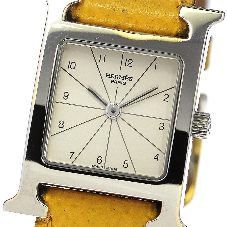 HERMES エルメス HH1.205 Hウォッチ クォーツ レディース 内箱