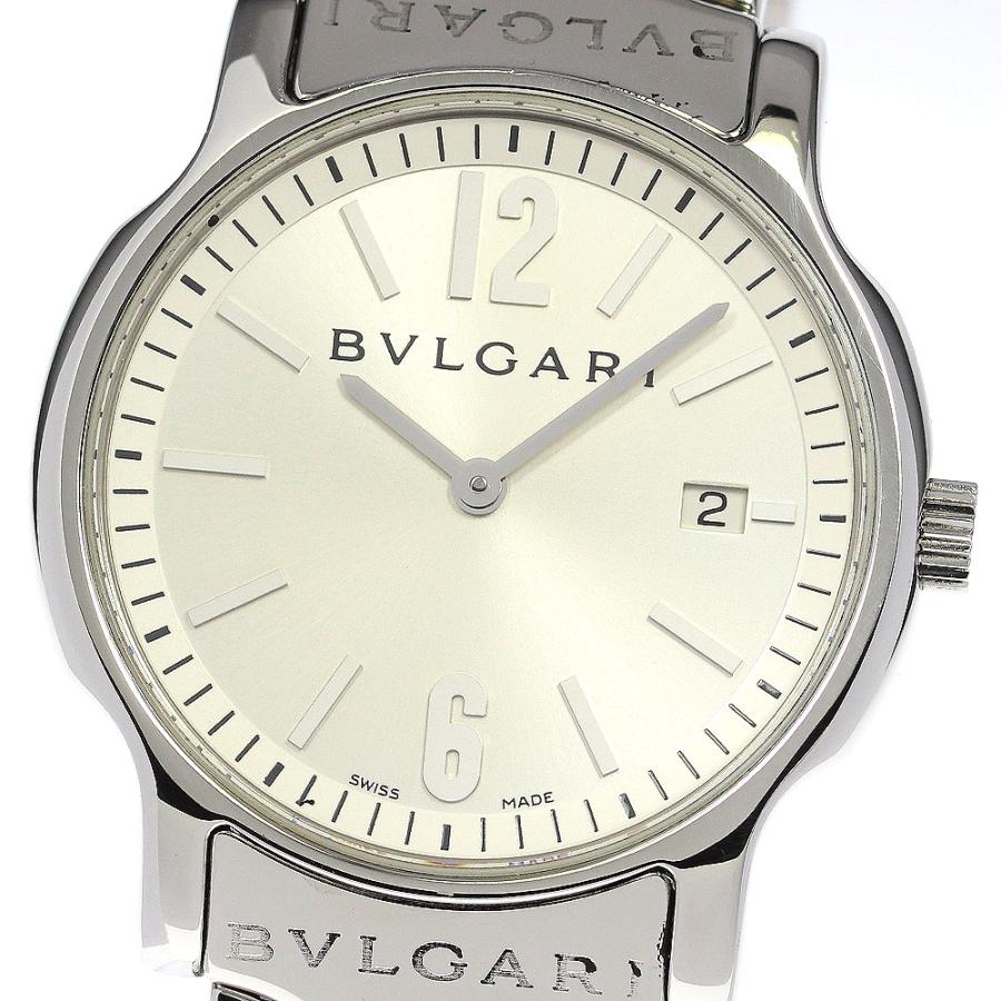 BVLGARI ブルガリ ST35S ソロテンポ デイト クォーツ メンズ 美品 