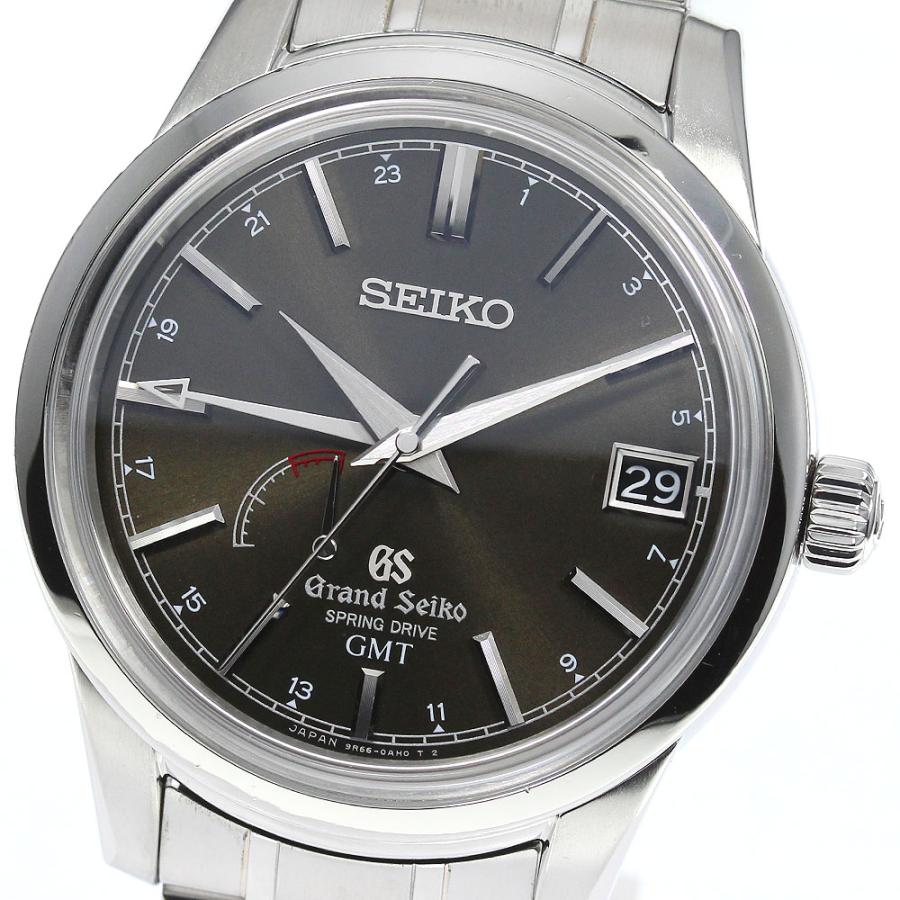 SEIKO セイコー SBGE027/9R66-0AL0 グランドセイコー GMT デイト  