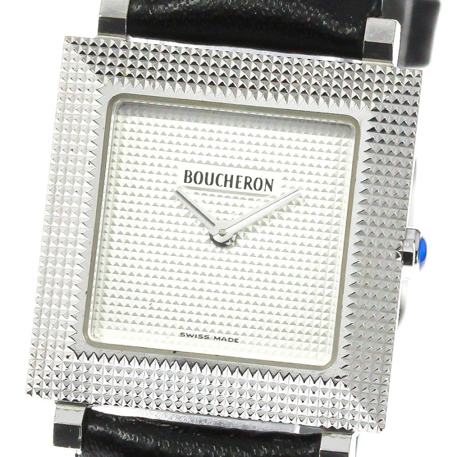 ブシュロン Boucheron キャレ K18WG BOUCHERON（ブシュロン） キャレ K18WG クォーツ レディース _760539