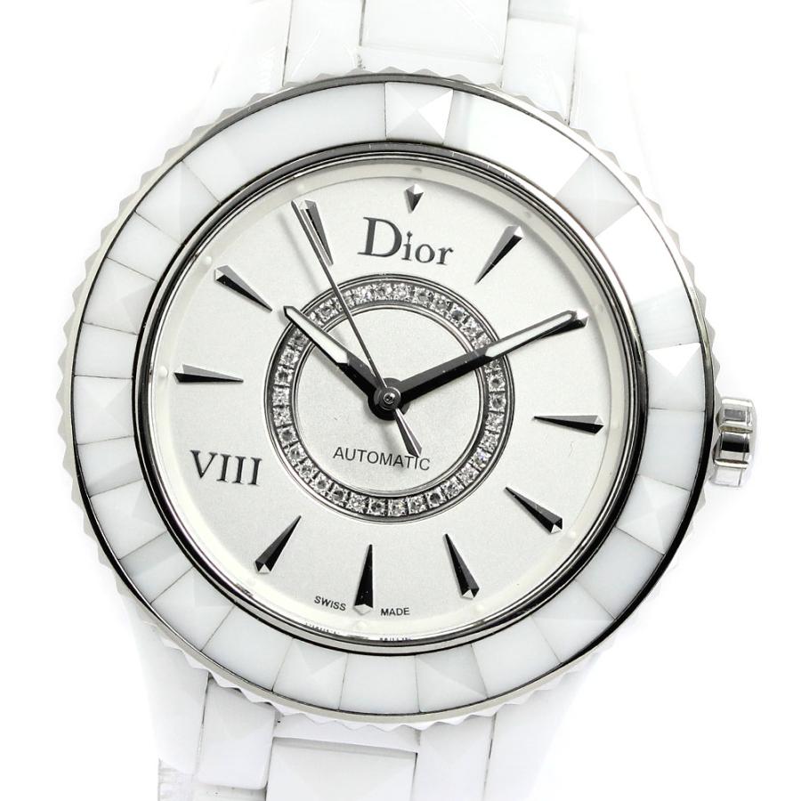 ディオール Dior CD1245E3 ユイット VIII ダイヤモンドダイアル 自動