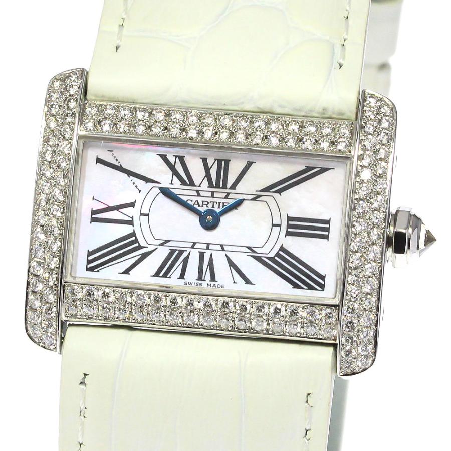 Cartier（カルティエ） ミニタンクディバン アフターダイヤベゼル