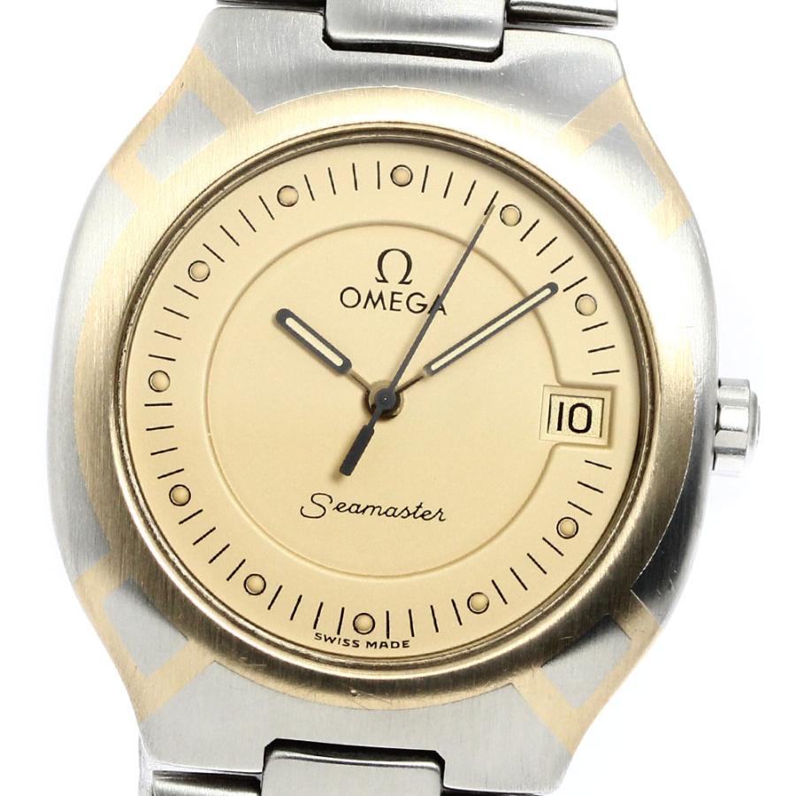 OMEGA（オメガ） シーマスター ポラリス デイト クォーツ メンズ 良品