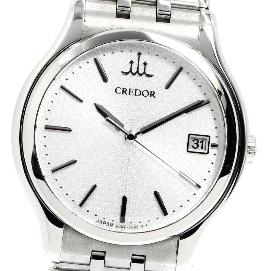 セイコー SEIKO GCAZ055/8J86-7A00 クレドール シグノ デイト クォーツ  