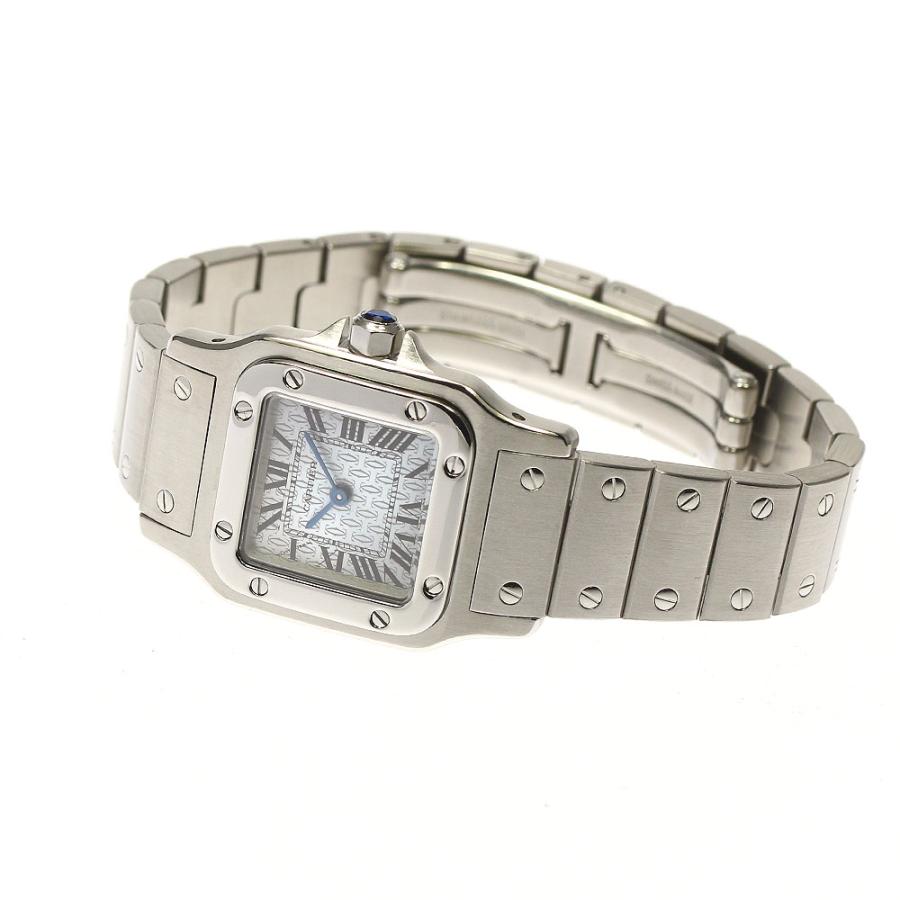 カルティエ CARTIER サントス ガルベSM ユーロ限定モデル W20064D6 クォーツ 腕時計 (K930) 中古)CARTIER カルティエ サントス ガルベ SM W20064D6（商品ID