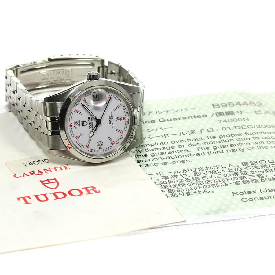 TUDOR 74000 プリンスデイト 自動巻 34mm メーカー保証期間内 新品)TUDOR チューダー プリンス デイト ブルー 34mm 74000（商品ID