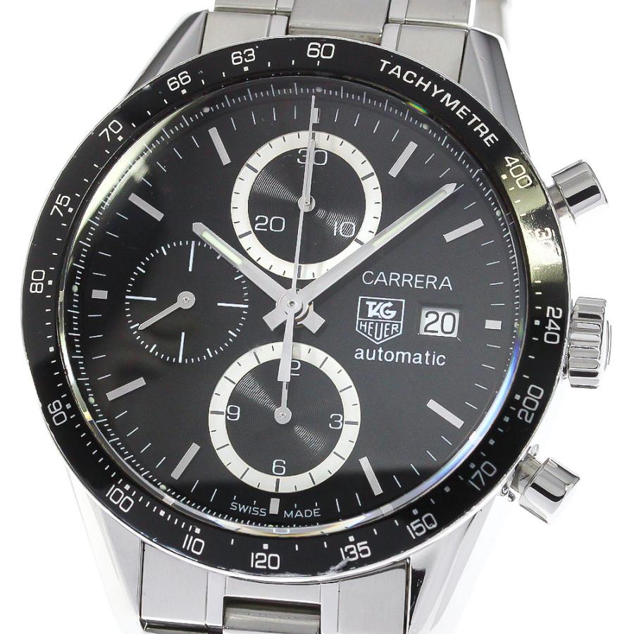 TAG HEUER タグホイヤー CV2010-1 カレラ クロノグラフ デイト 自動巻き メンズ _762800 : CLOSER ...