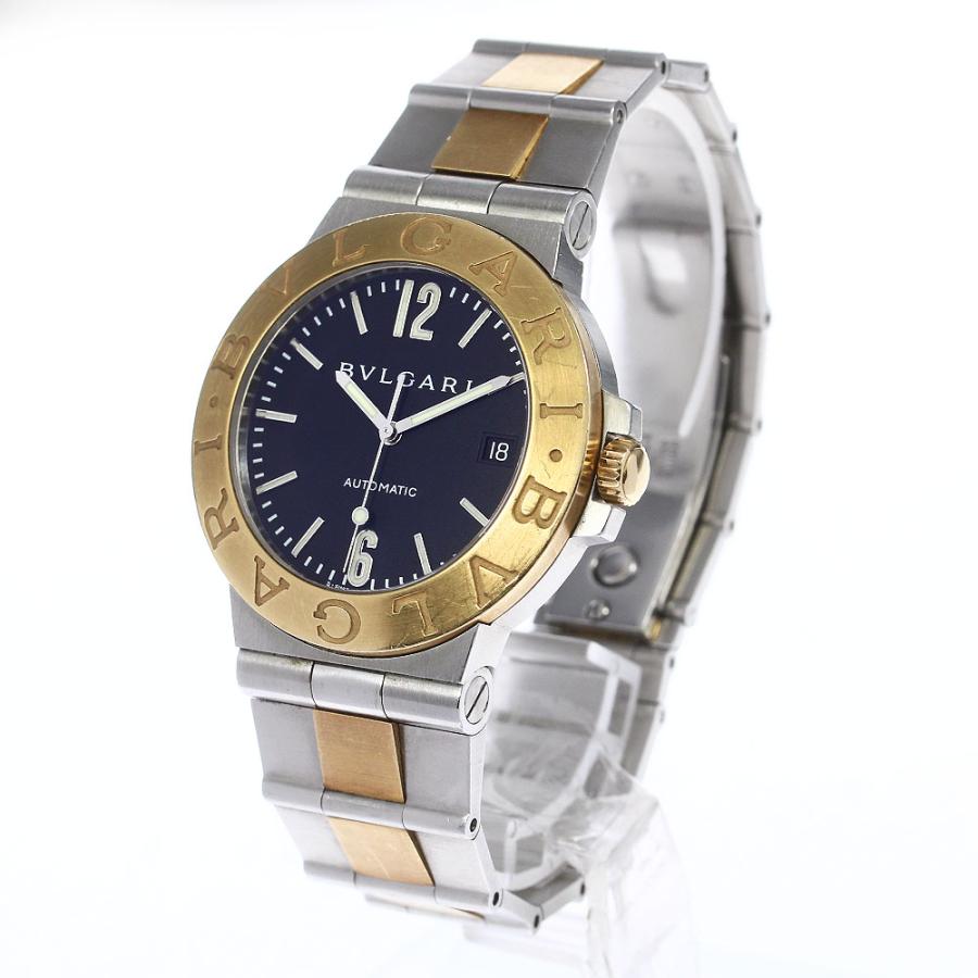 ブルガリ BVLGARI LCV38SG ディアゴノ スポーツ デイト YGコンビ 自動巻き メンズ 保証書付き_763572 BVLGARI（ブルガリ） BVLGARI LCV38SG ディアゴノ スポーツ デイト YG