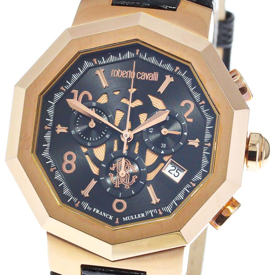 ロベルトカヴァリ×フランクミュラー クロノグラフクォーツ
