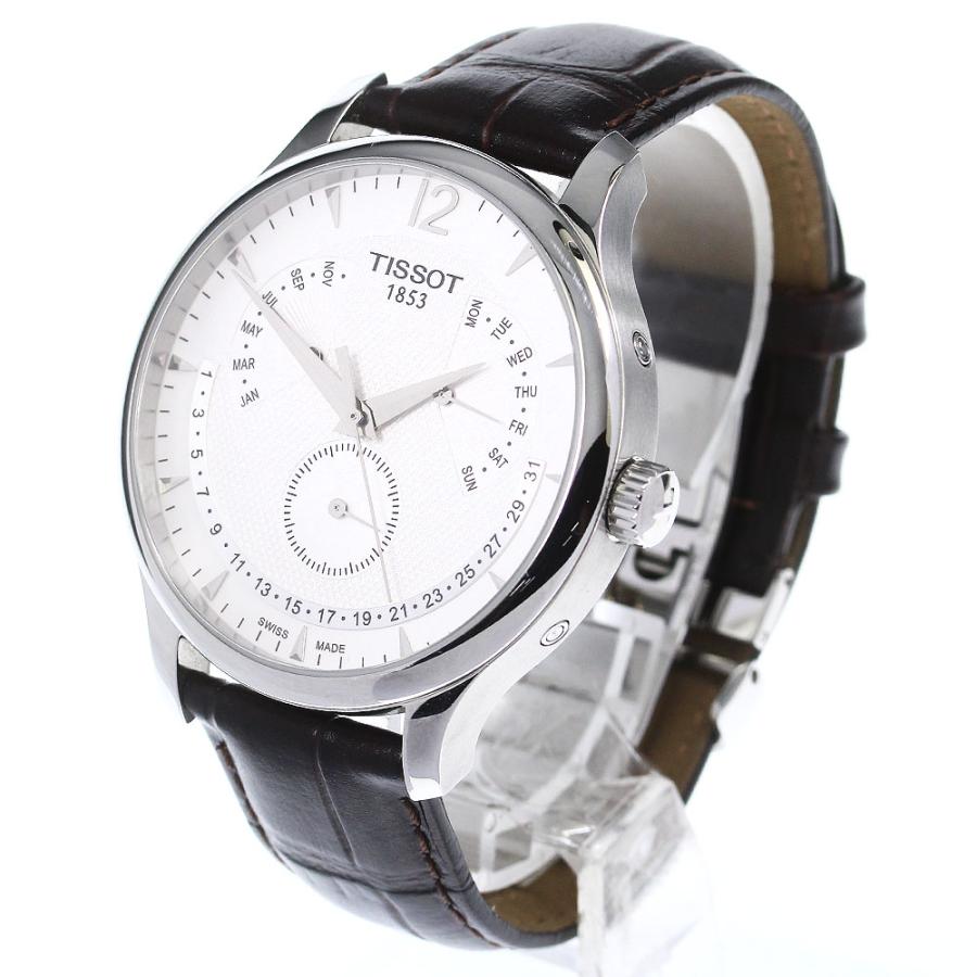 TISSOT ティソ トラディションパーペチュアルカレンダー シルバー TISSOT（ティソ） TISSOT T063637 トラディション パーペチュアル