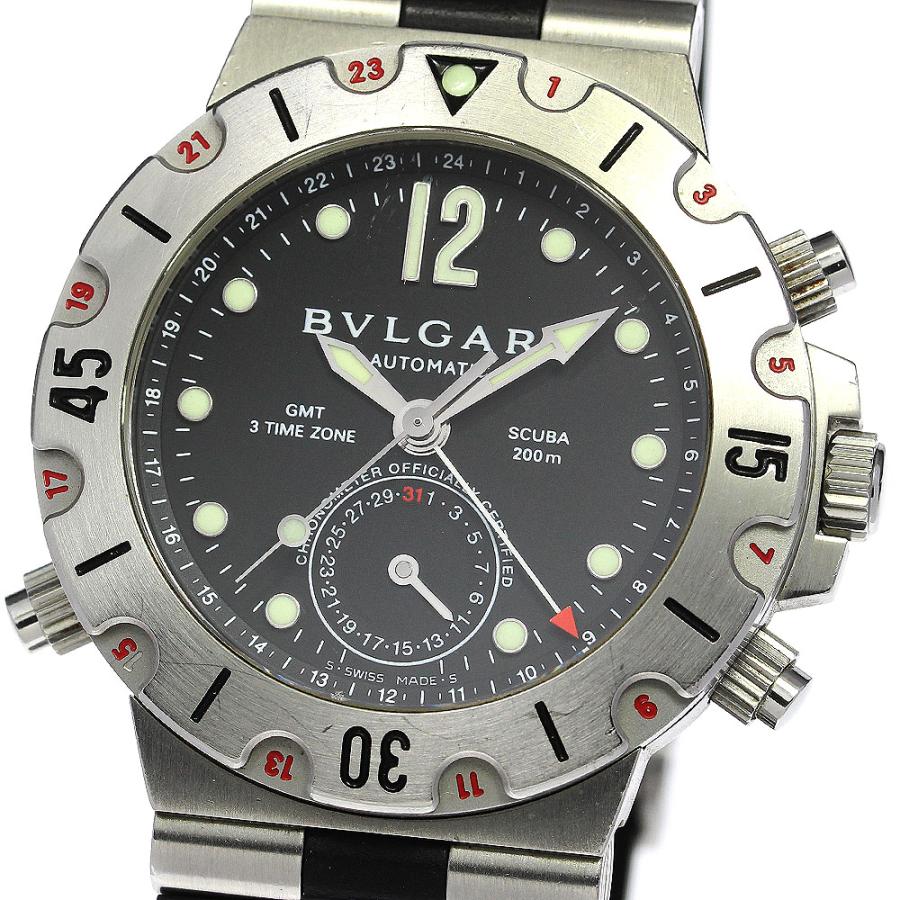 BVLGARI（ブルガリ） BVLGARI SD38SGMT ディアゴノ スクーバ GMT
