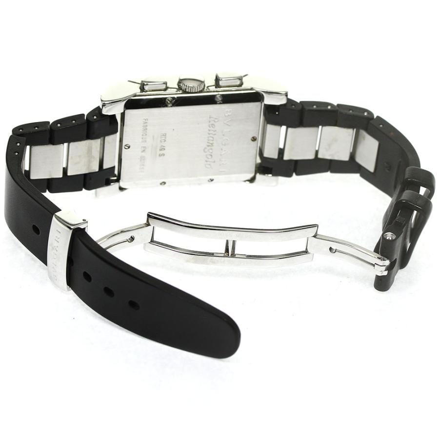 BVLGARI ベルト訳あり ブルガリ RTC49S レッタンゴロ クロノ