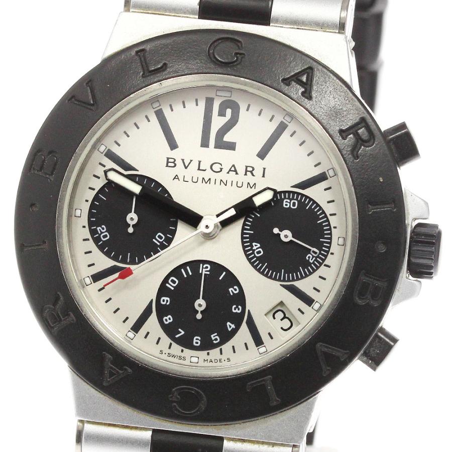 BVLGARI（ブルガリ） 訳あり BVLGARI AC38TA アルミニウム クロノ