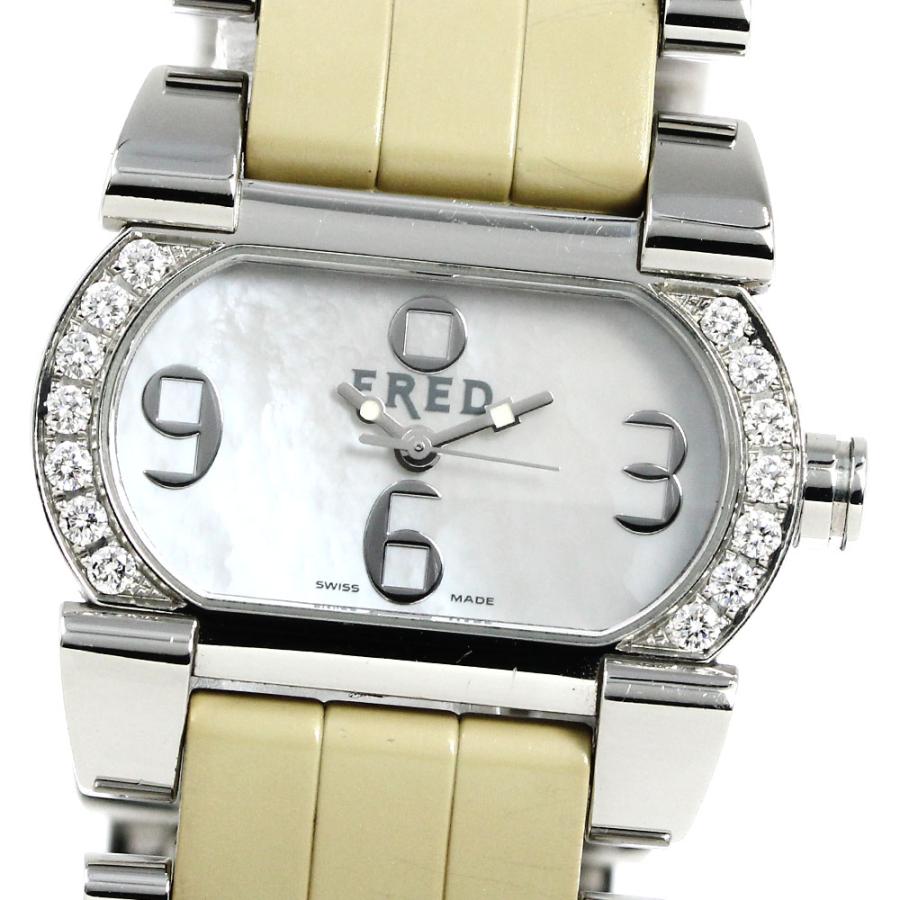 Fred フレッド FRED FD012112 ムーブワン サイドダイヤ クォーツ  