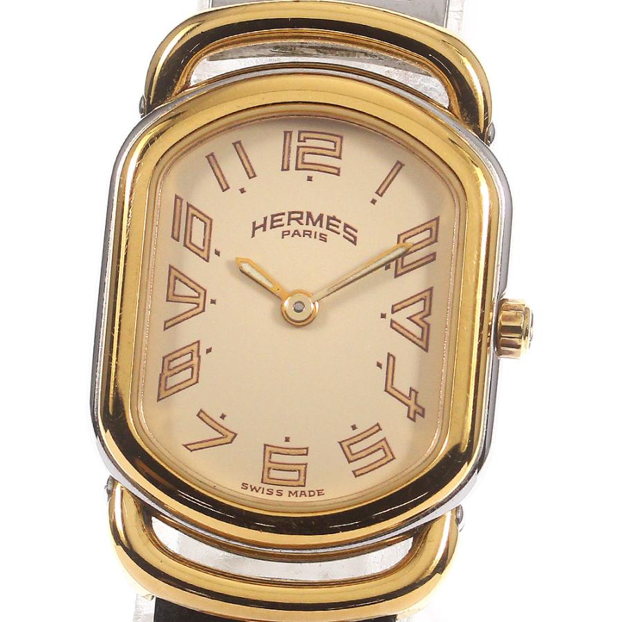 HERMES エルメス RA1.220 ラリー 腕時計 SSxGP レディース HERMES エルメス RA1.220 ラリー 腕時計 ステンレススチール