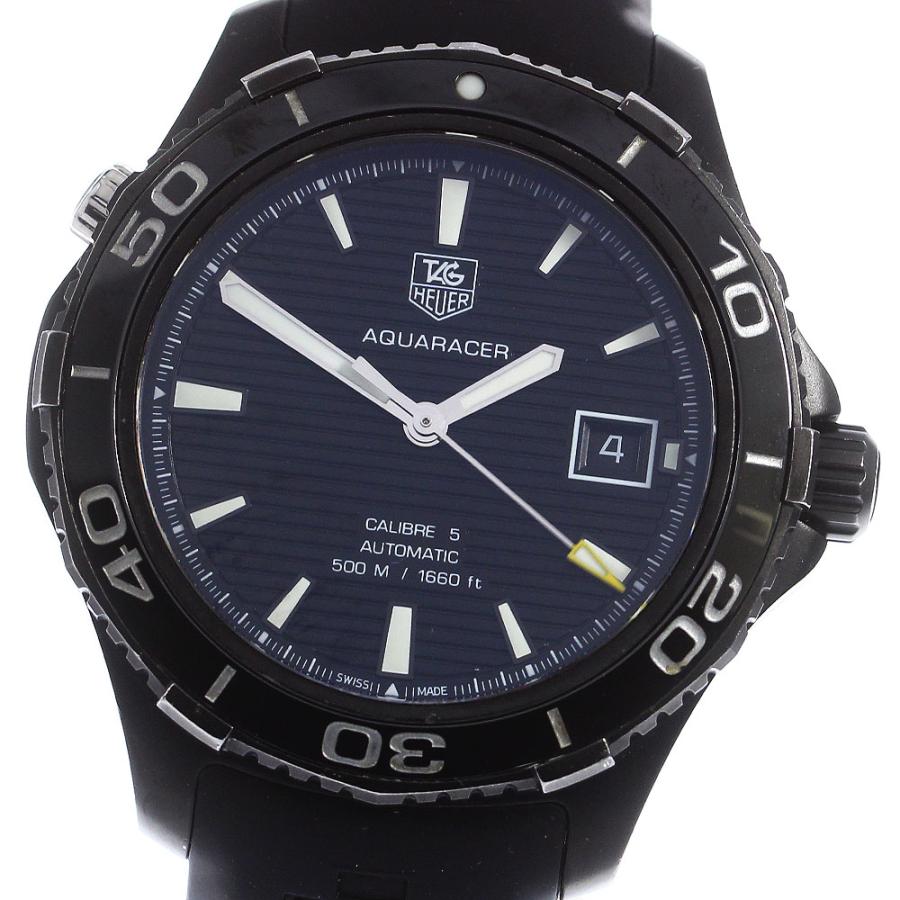 TAG HEUER タグホイヤー WAK2180 アクアレーサー キャリバー5 自動巻き メンズ _764989 : CLOSER Yahoo ...
