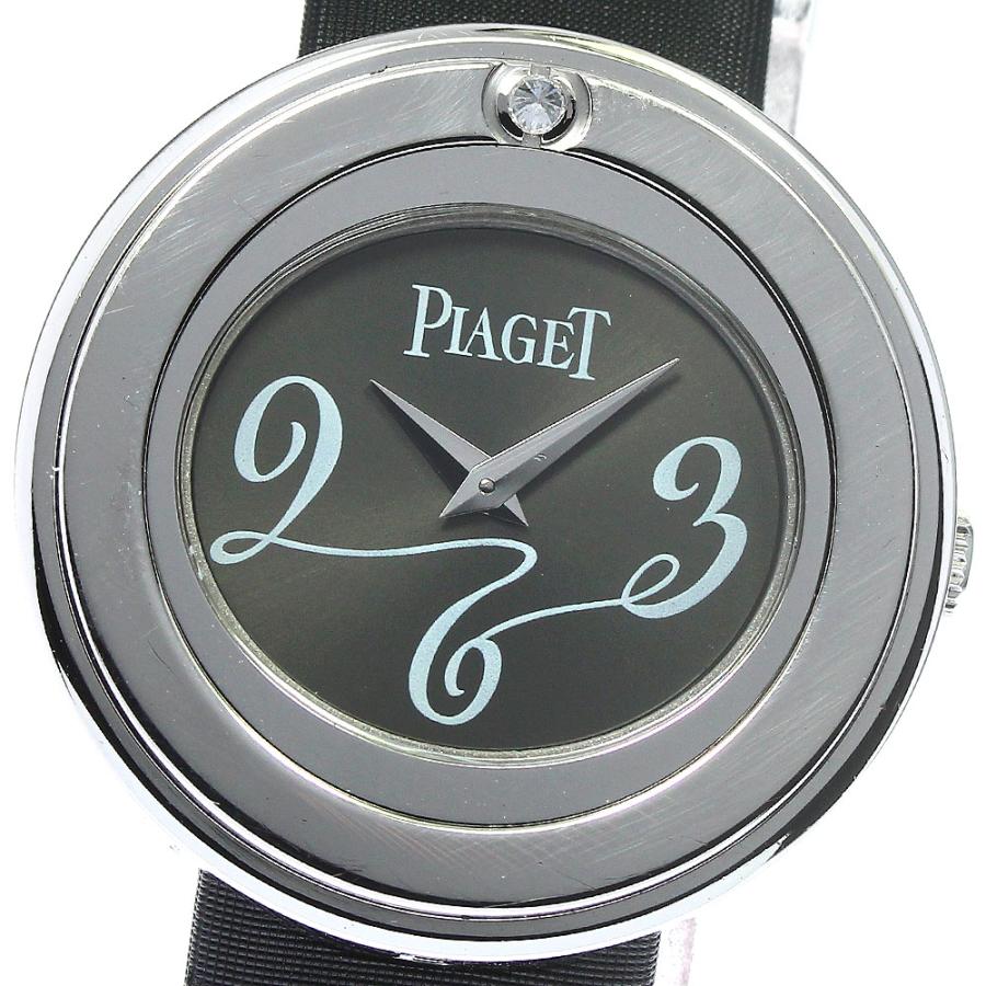 PIAGET ピアジェ P10275 ポセション K18WG 1Pダイヤ クォーツ