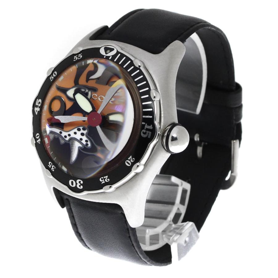 CORUM コルム 82.180.20 バブル ダイブ ボンバー タイガー デイト 自動 