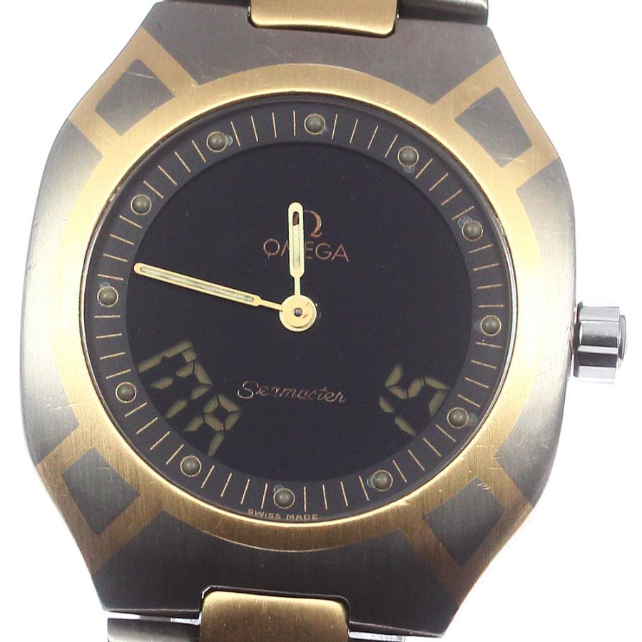 OMEGA オメガ 2540.50 シーマスター ポラリス チタン/YG アナデジ  