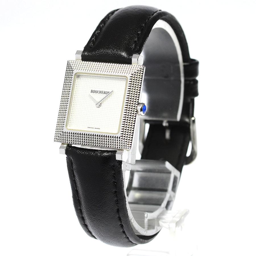 BOUCHERON（ブシュロン） キャレ K18WG クォーツ レディース _766625 