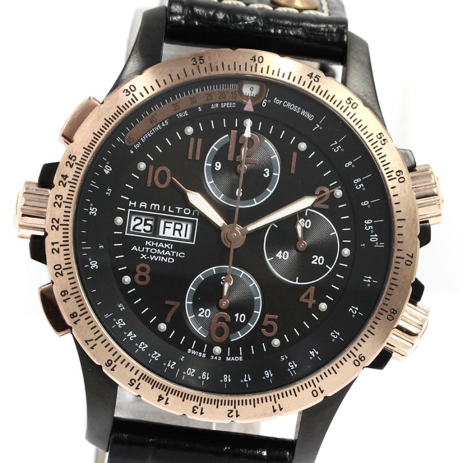 HAMILTON ハミルトン H776760 カーキ X-Wind デイデイト 自動巻き  