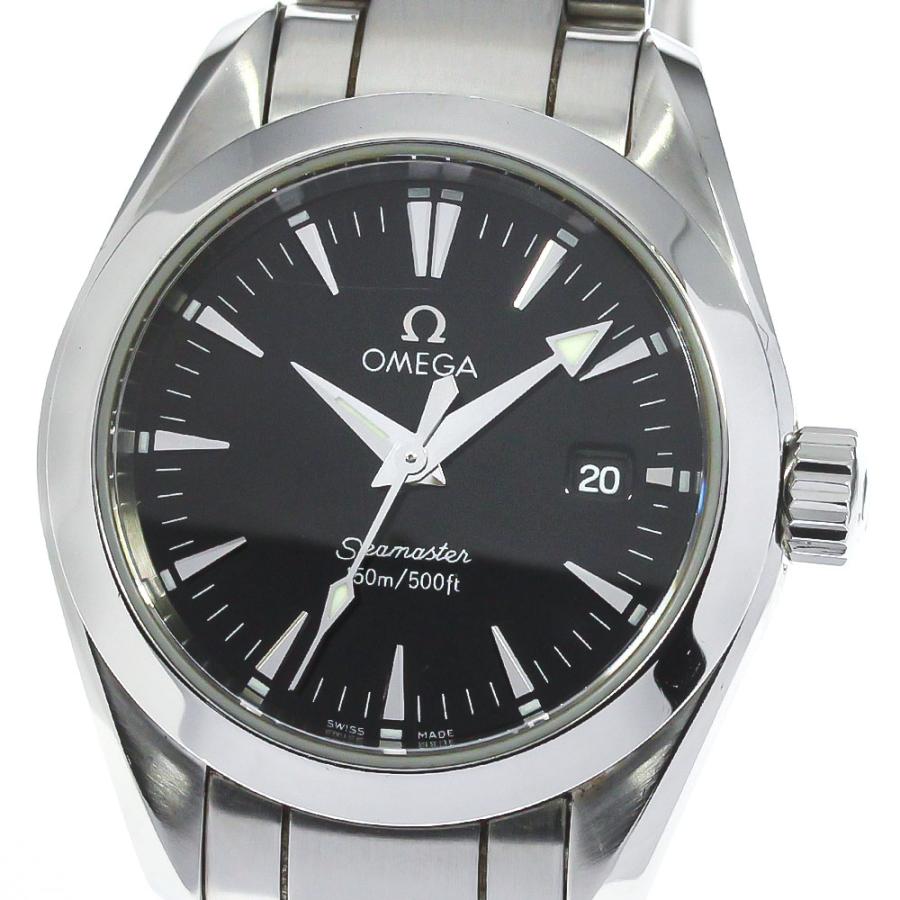 OMEGA オメガ 2577.50 シーマスター アクアテラ デイト クォーツ レディース _767372 : CLOSER Yahoo ...