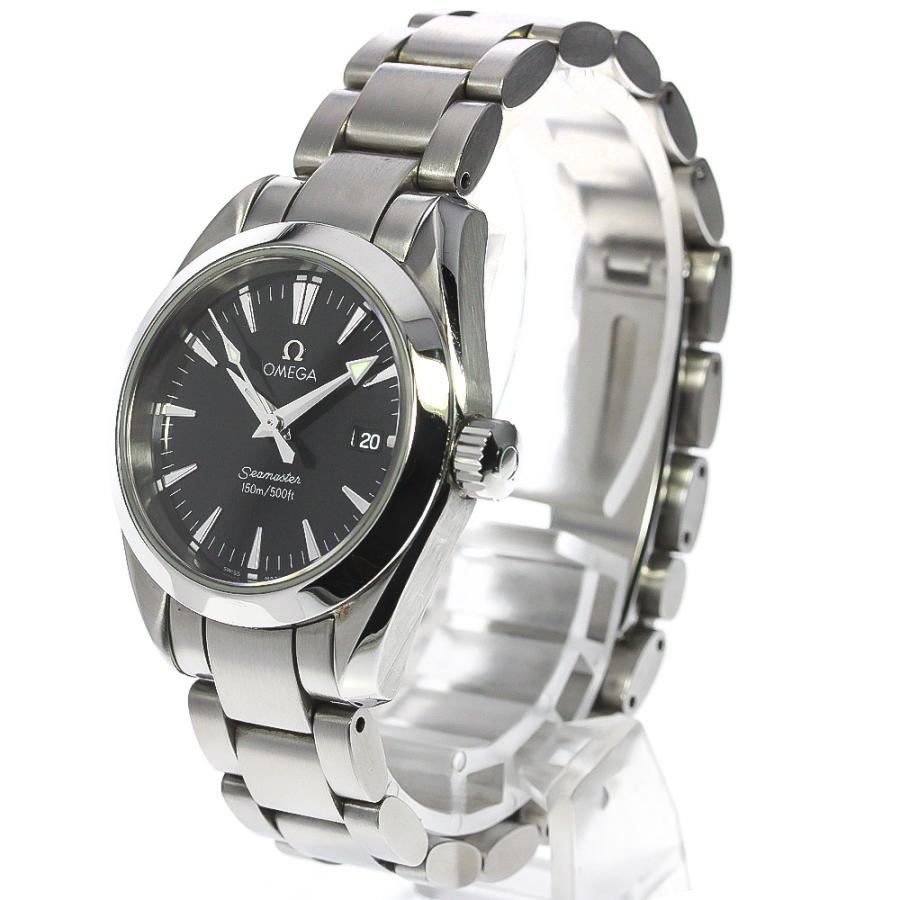 OMEGA オメガ 2577.50 シーマスター アクアテラ デイト クォーツ レディース _767372 : CLOSER Yahoo ...