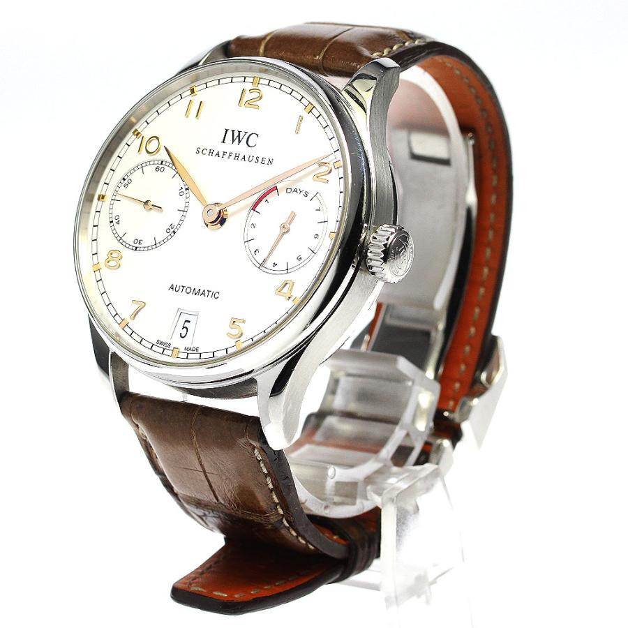 IWC IWC SCHAFFHAUSEN IW500114 ポルトギーゼ 7デイズ デイト 自動巻き メンズ _768019｜closer0510｜02