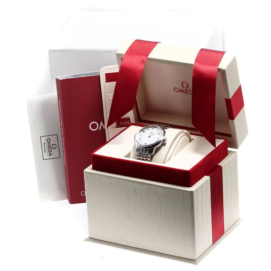 オメガ OMEGA 424.10.33.20.55.002 デビル プレステージ 6Pダイヤ デイト 自動巻き レディース _867834【ev15】 OMEGA（オメガ） OMEGA 424.10.33.20.55.002 デビル プレステージ 6P