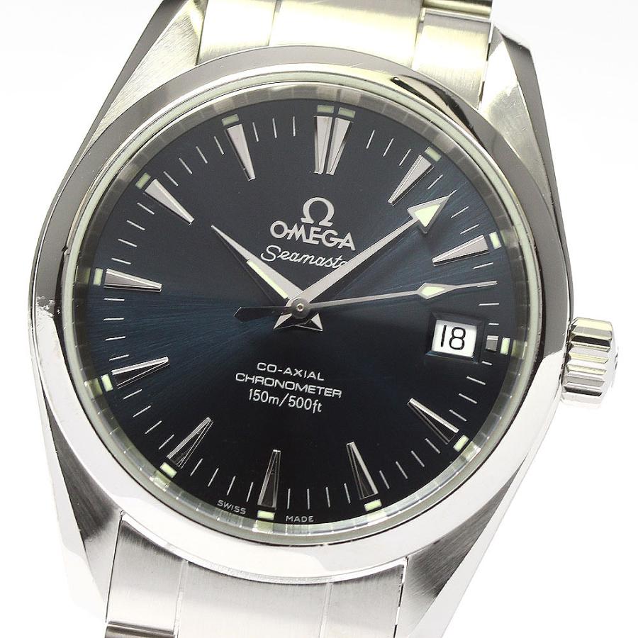 訳あり オメガ OMEGA 2504.80 シーマスター アクアテラ デイト 自動巻き ボーイズ 箱・保証書付き_922848 OMEGA（オメガ） OMEGA 2504.80 シーマスター アクアテラ デイト 自動