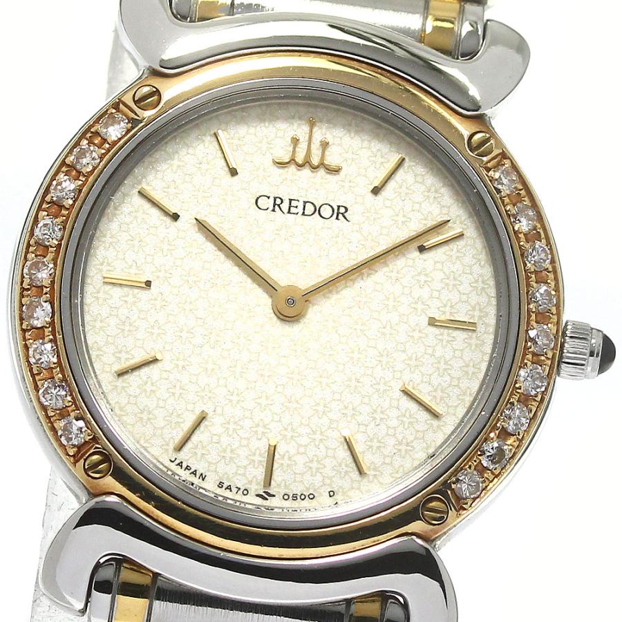 クレドール　5A70-0210 腕時計 SEIKO（セイコー） SEIKO 5A70-0210 クレドール ダイヤベゼル クォーツ