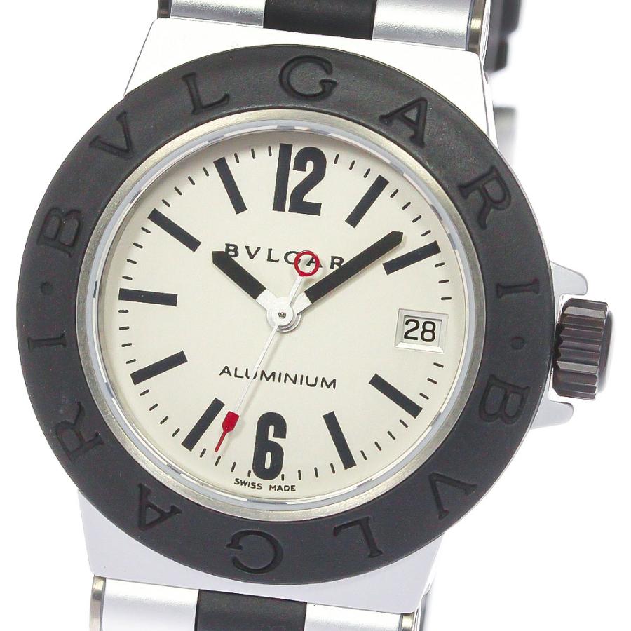 極美品!BVLGARI.AL29TA. レディースオールオーバーホール済 BVLGARI（ブルガリ） BVLGARI AL29TA アルミニウム デイト クォーツ