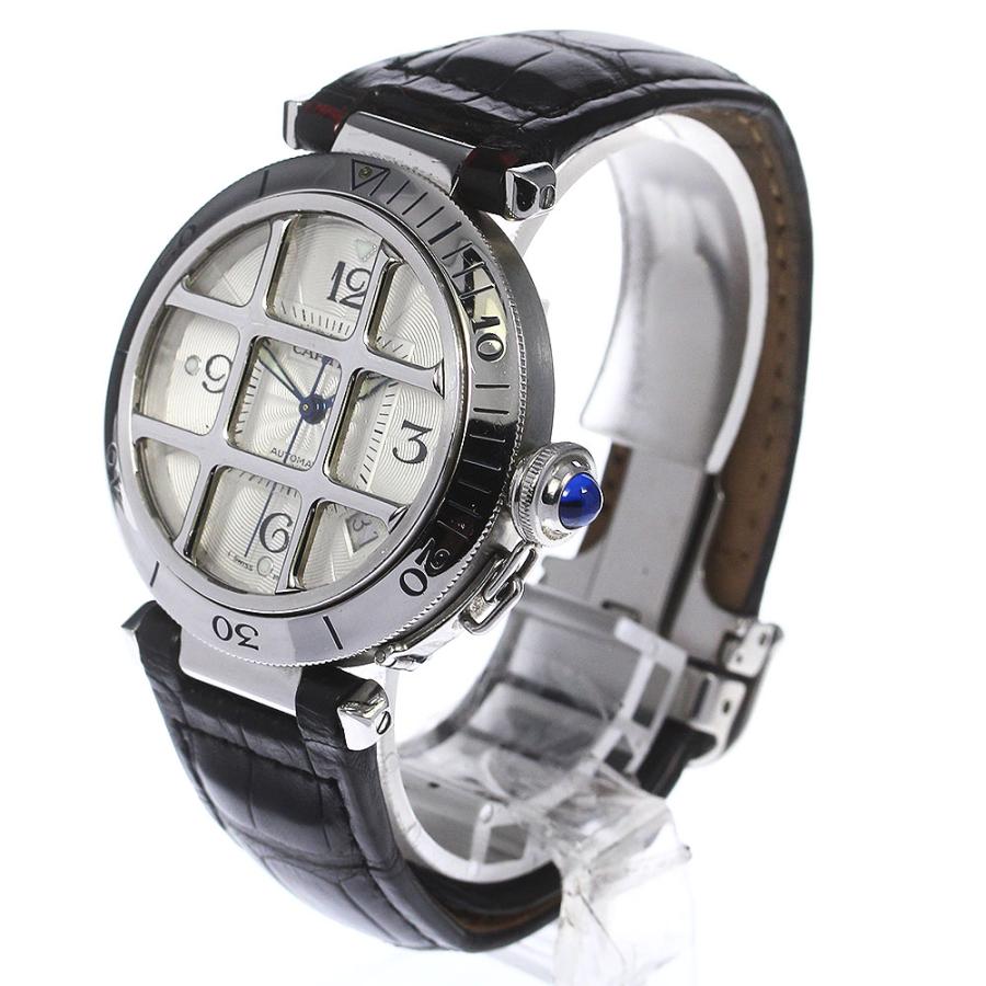 ☆美品☆ カルティエ パシャ コンベックス グリッド オートマチック / 腕時計 Cartier（カルティエ） CARTIER W3104055 パシャグリッド デイト 自動