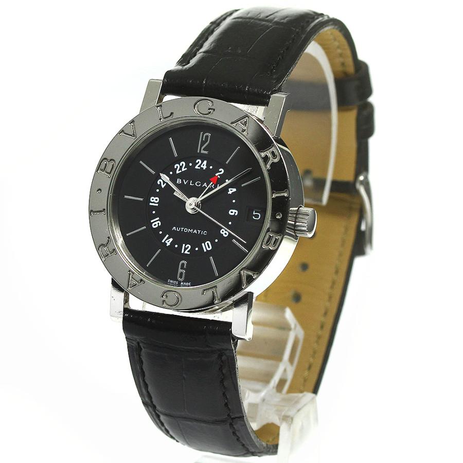 ブルガリ BVLGARI BB33SLGMT 自動巻き時計 ブラック 稼働　54 BVLGARI ブルガリ BB33SLGMT ブルガリブルガリ デイト GMT 自動巻き