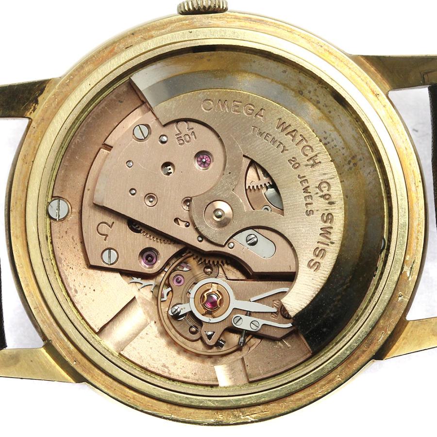OMEGA オメガ K18YG Cal.501 ヴィンテージ 自動巻き メンズ _770210 : CLOSER Yahoo!ショップ ...