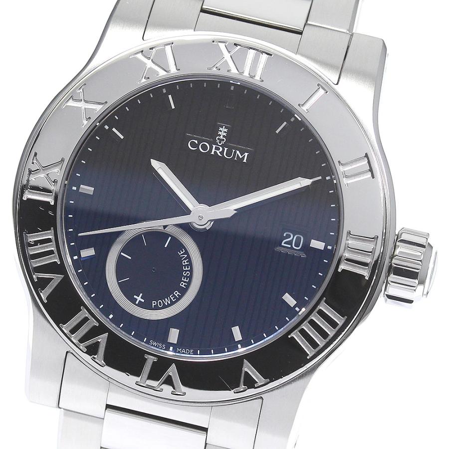 コルム CORUM 02.0001 ロムルス パワーリザーブ 自動巻き メンズ 美品 _965001 CORUM（コルム） CORUM 02.0001 ロムルス パワーリザーブ 自動巻き